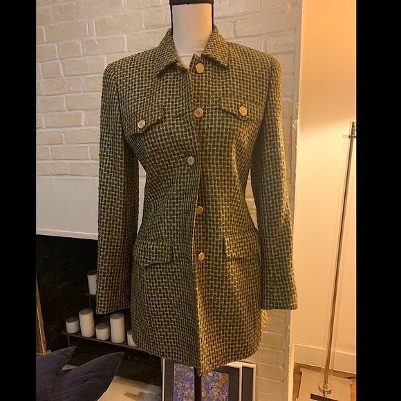 WOW 💚 Escada Green Blazer 34 - Picture 3 of 9